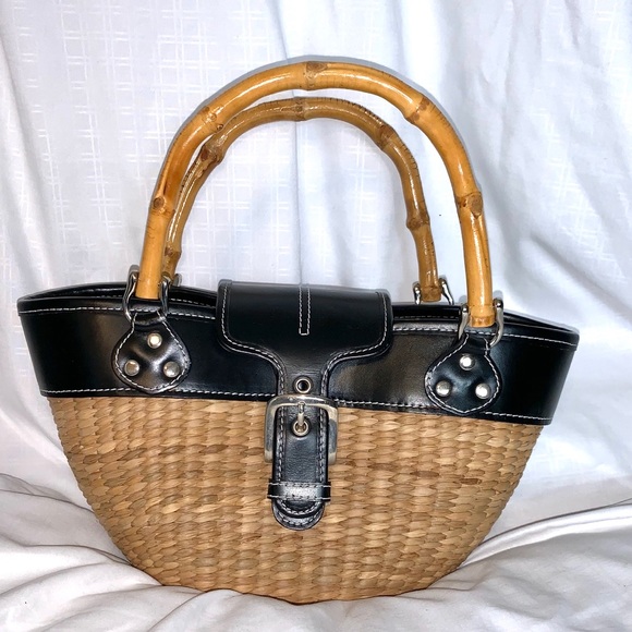 Handbags - Natural Straw Purse